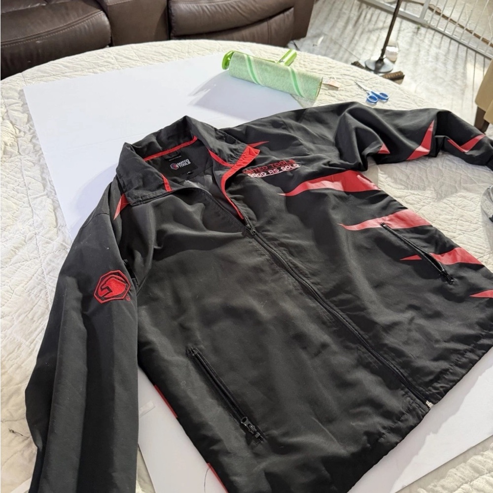 Matco Tools Black and Red Windbreaker for Men